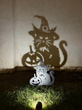 Load image into Gallery viewer, Halloween Cat and Pumpkin Lawn Decor
